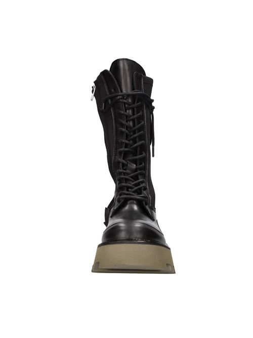 Stivaletti in pelle e tessuto elastico ELVIO ZANON | ER0303X SOFT-LICRANERO